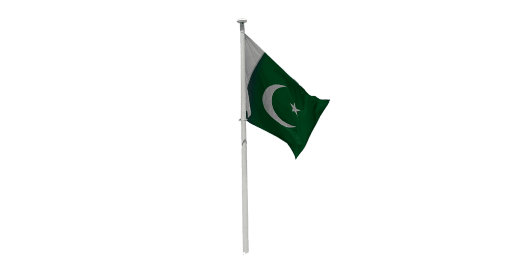 Pakistan Flag on fool png