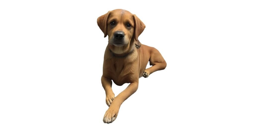 Sitting dog PNG for free