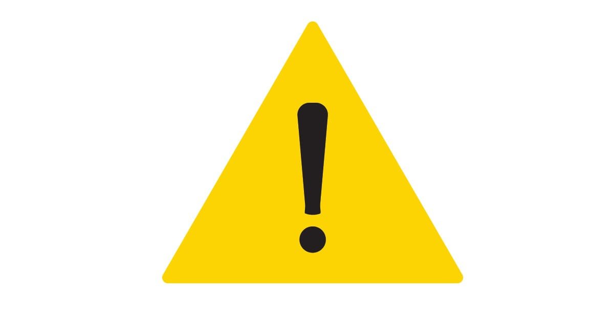 Warning sign icon PNG